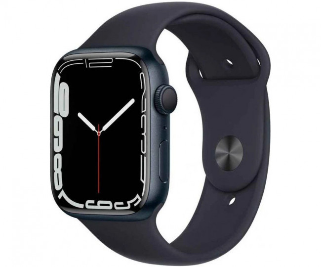 Apple Watch Series 7 GPS 45mm Midnight Aluminum Case With Midnight Sport Band (MKN53) б/у
